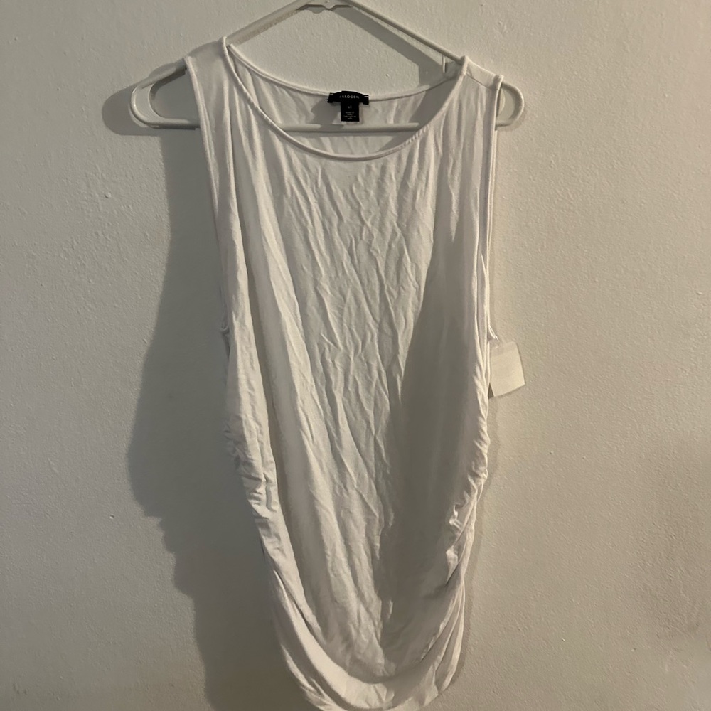 NWT! Nordstrom! Halogen White Sleeveless Women's Top
